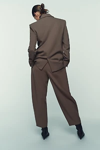 PANTALON CAROTTE À FERMETURE ÉCLAIR