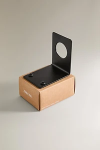 BLACK SOAP DISPENSER WALL STAND