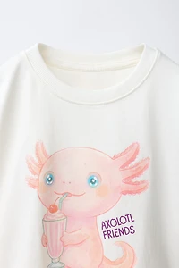 AXOLOTL PRINT T-SHIRT