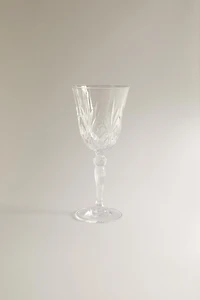 CARVED CRYSTALLINE GLASS