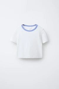 STRIPED SHIRT PACK WITH CONTRAST RIB T-SHIRT