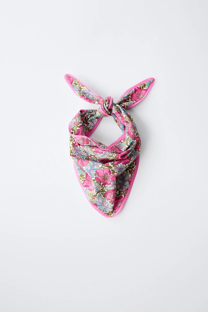 FLORAL PRINT BANDANA MADE WITH LIBERTY FABRIC