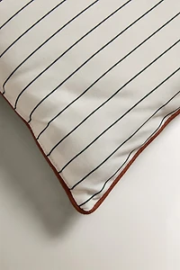 STRIPED OUTDOOR LOUNGER TOPPER