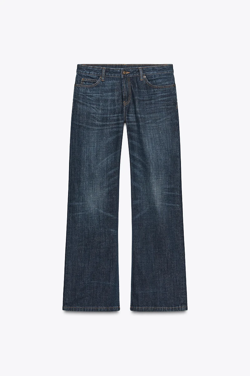 ZW COLLECTION LOW-RISE BOOTCUT JEANS