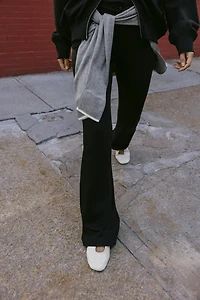 INTERLOCK FLARE PANTS