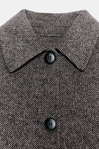 HERRINGBONE SHORT COAT