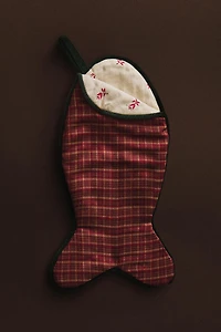 CHRISTMAS FISH PET STOCKING