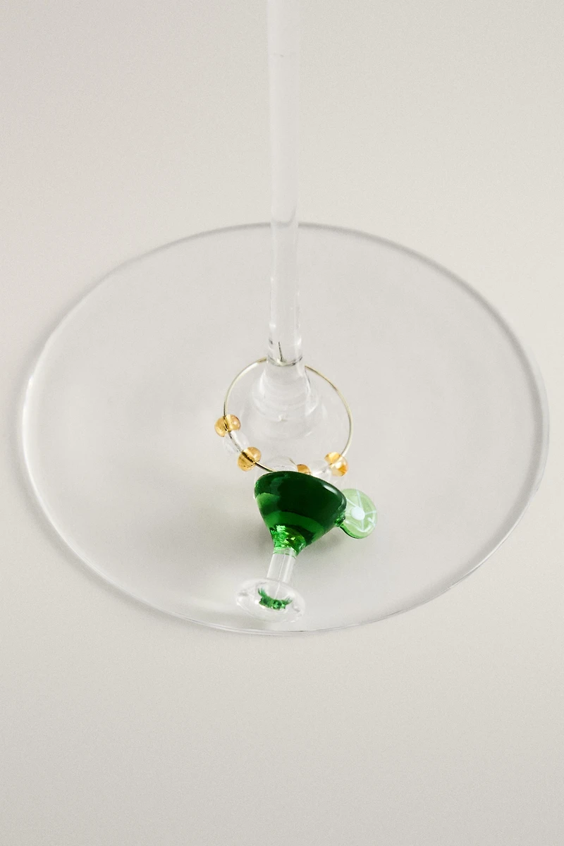 SET OF COCKTAIL GLASS CHARMS (SET OF 6)