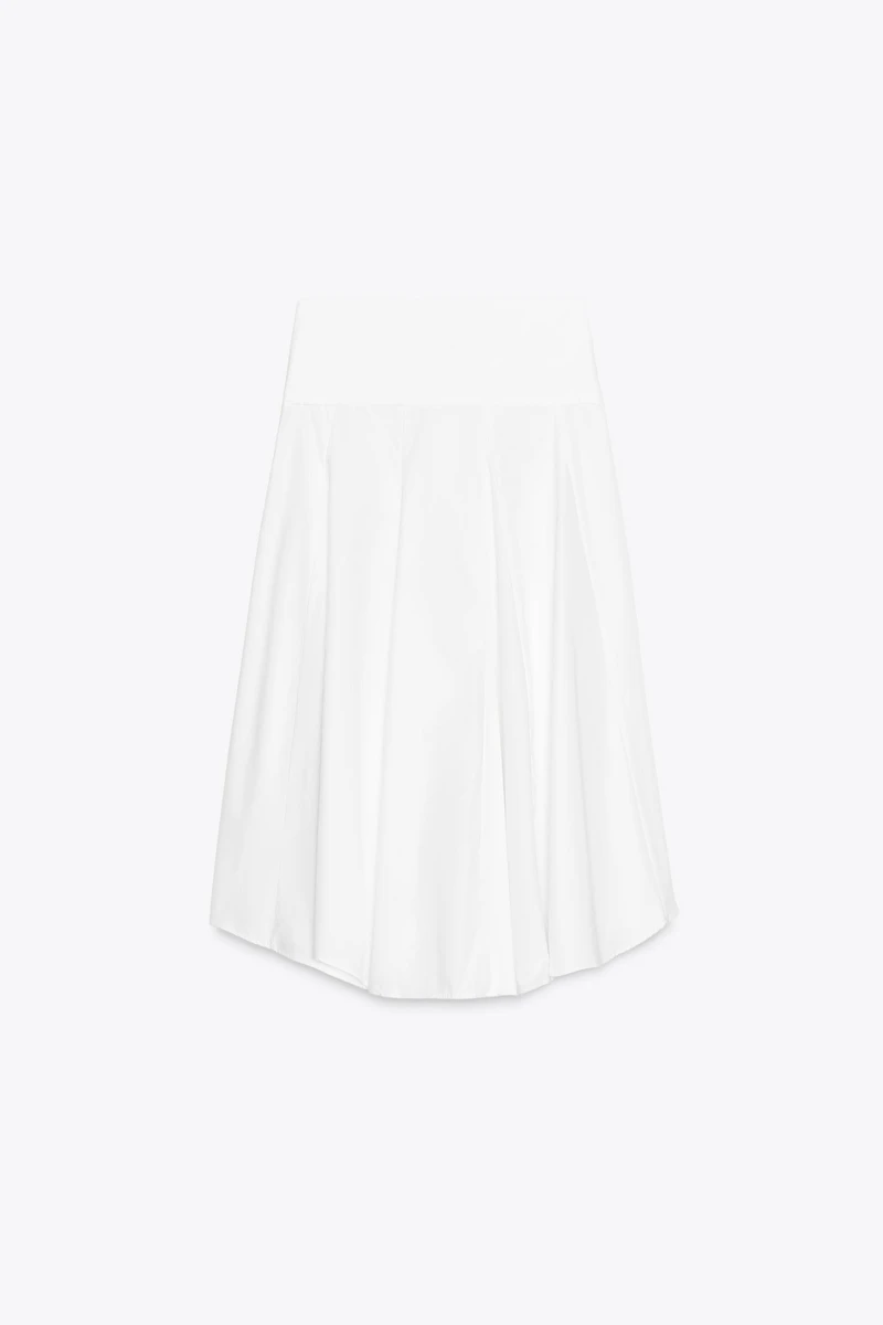 JUPE MIDI ASYMÉTRIQUE
