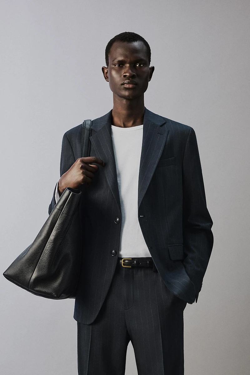 PINSTRIPE SUIT BLAZER