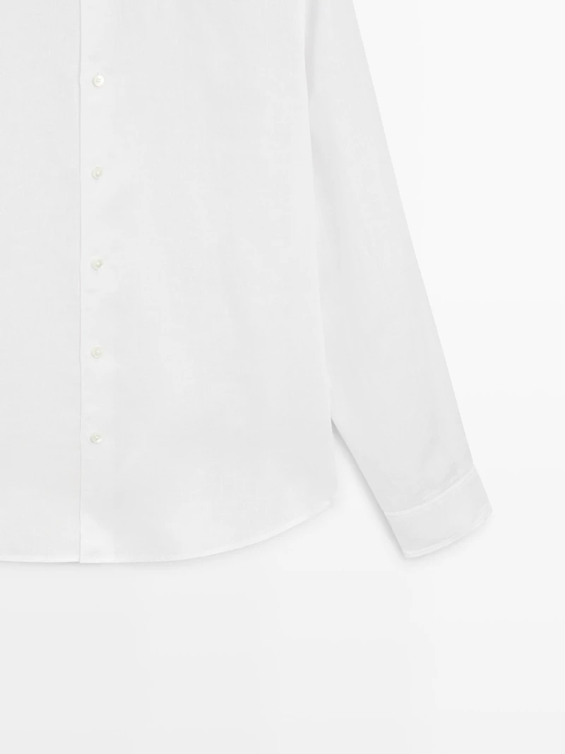 Extra fine regular fit linen shirt
