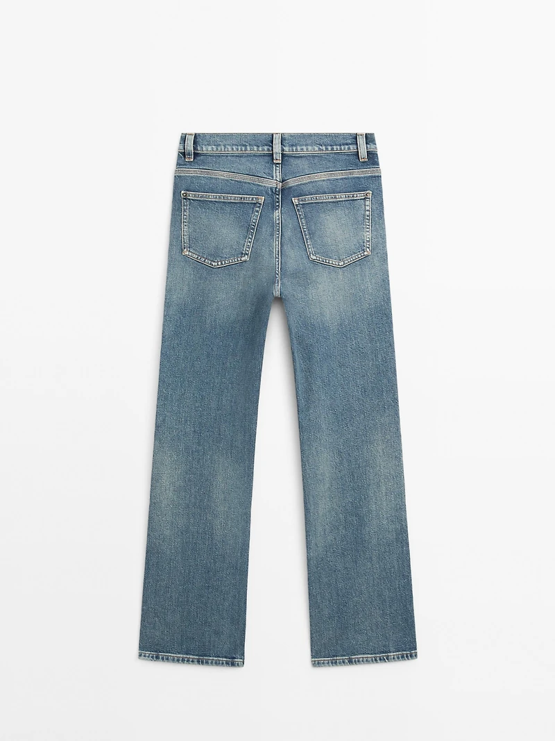 Jean bootcut taille haute