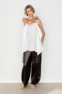 Flowing spaghetti strap top