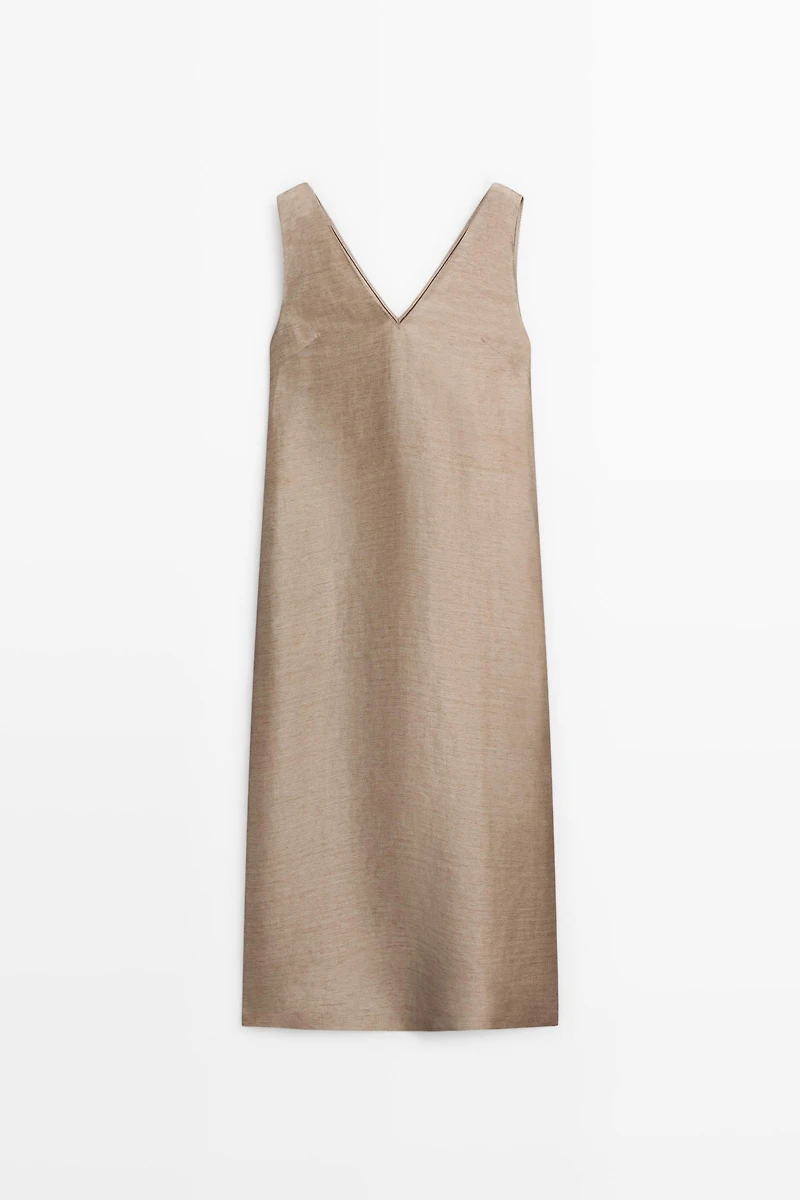 Wide strap midi dress - STUDIO