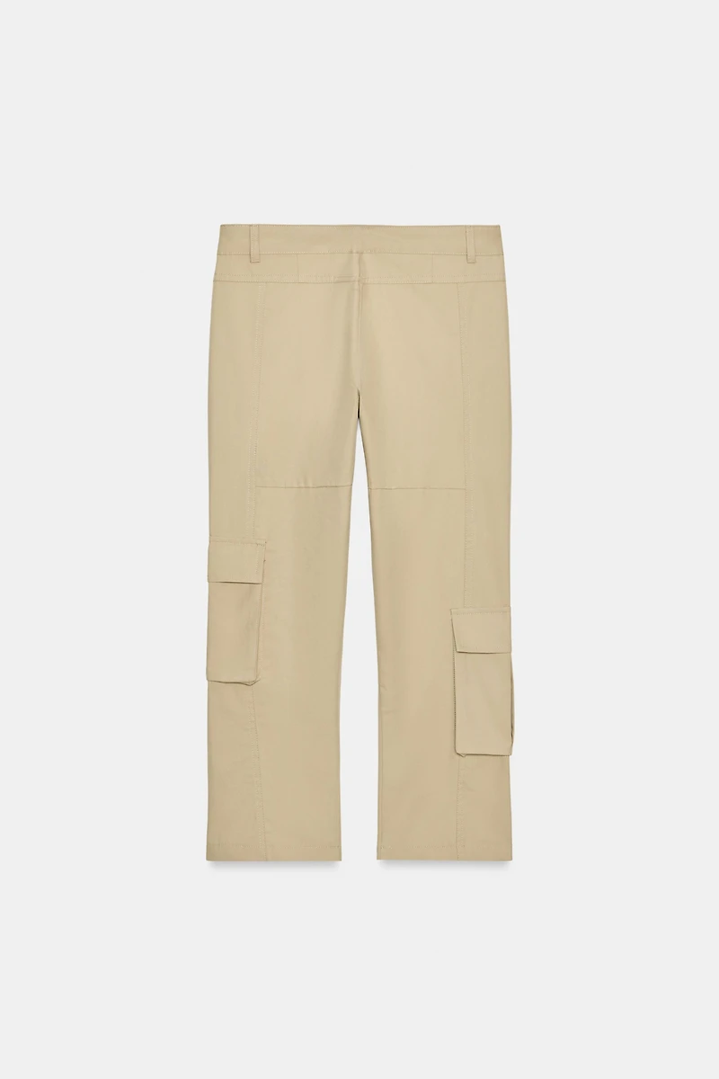 STRAIGHT LEG ANKLE PANTS WITH POCKETS