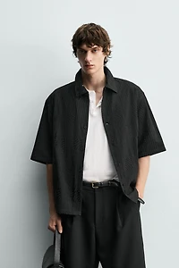 EMBROIDERED JACQUARD SHIRT