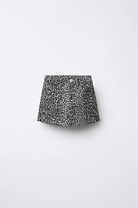ANIMAL PRINT SKORT