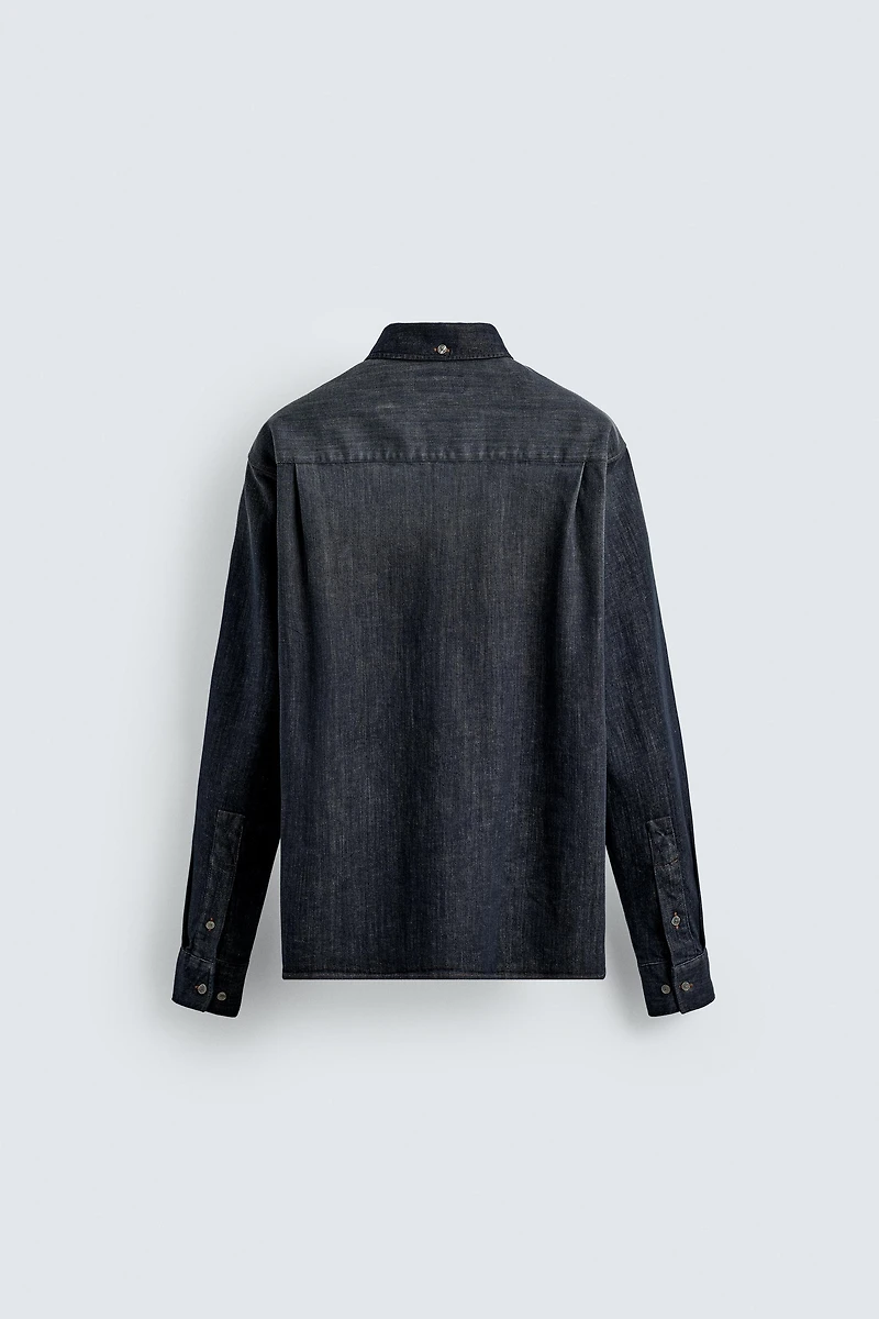 WASHED DENIM SHIRT