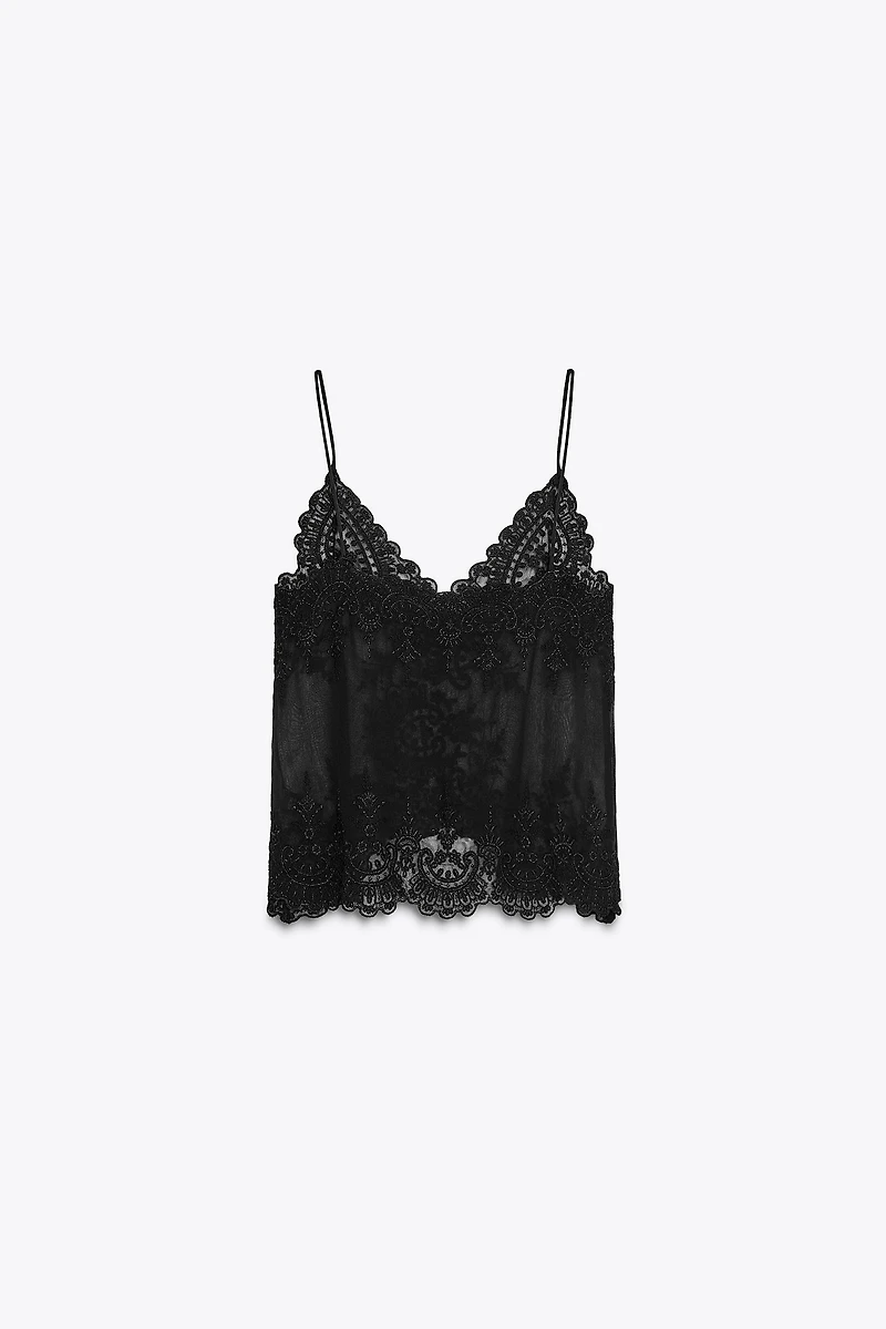 ZW COLLECTION LACE CAMISOLE TOP