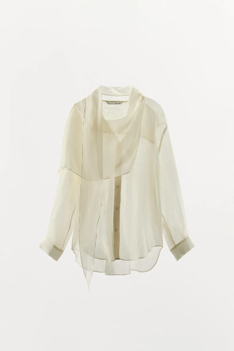 ZW COLLECTION HANDKERCHIEF SHIRT