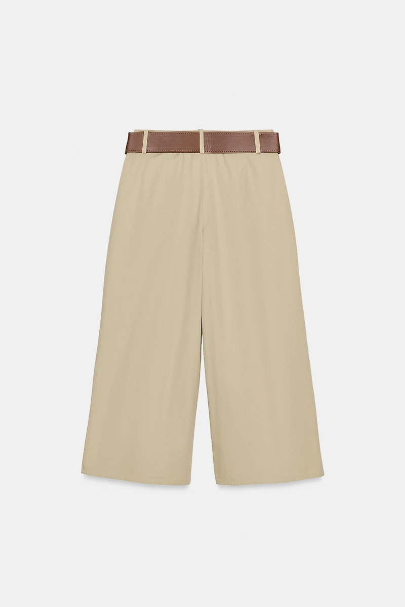BELTED CULOTTES