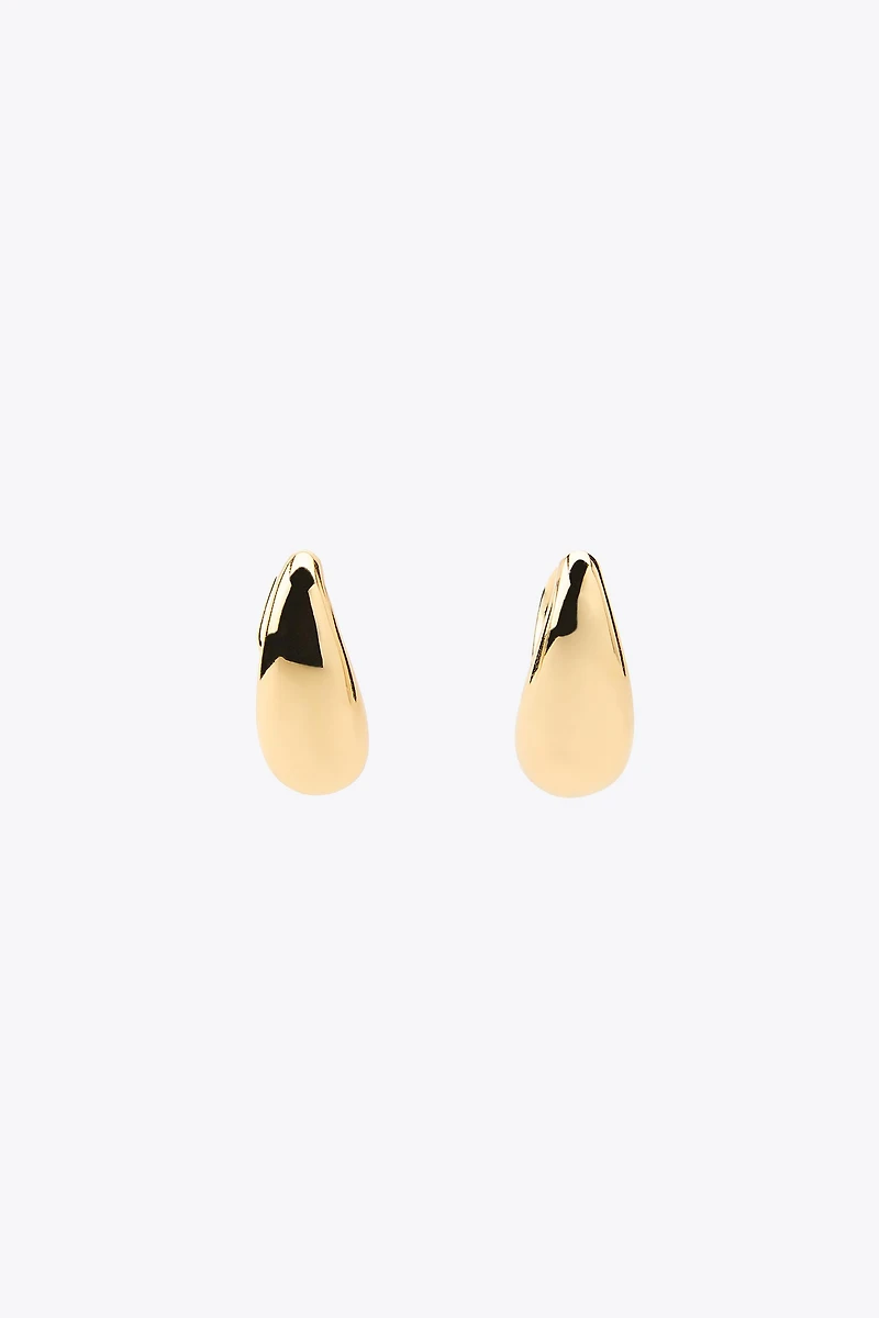 BOUCLES D'OREILLES MÉTALLIQUES GOUTTE