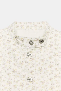 TRF FLORAL PRINT DENIM JACKET