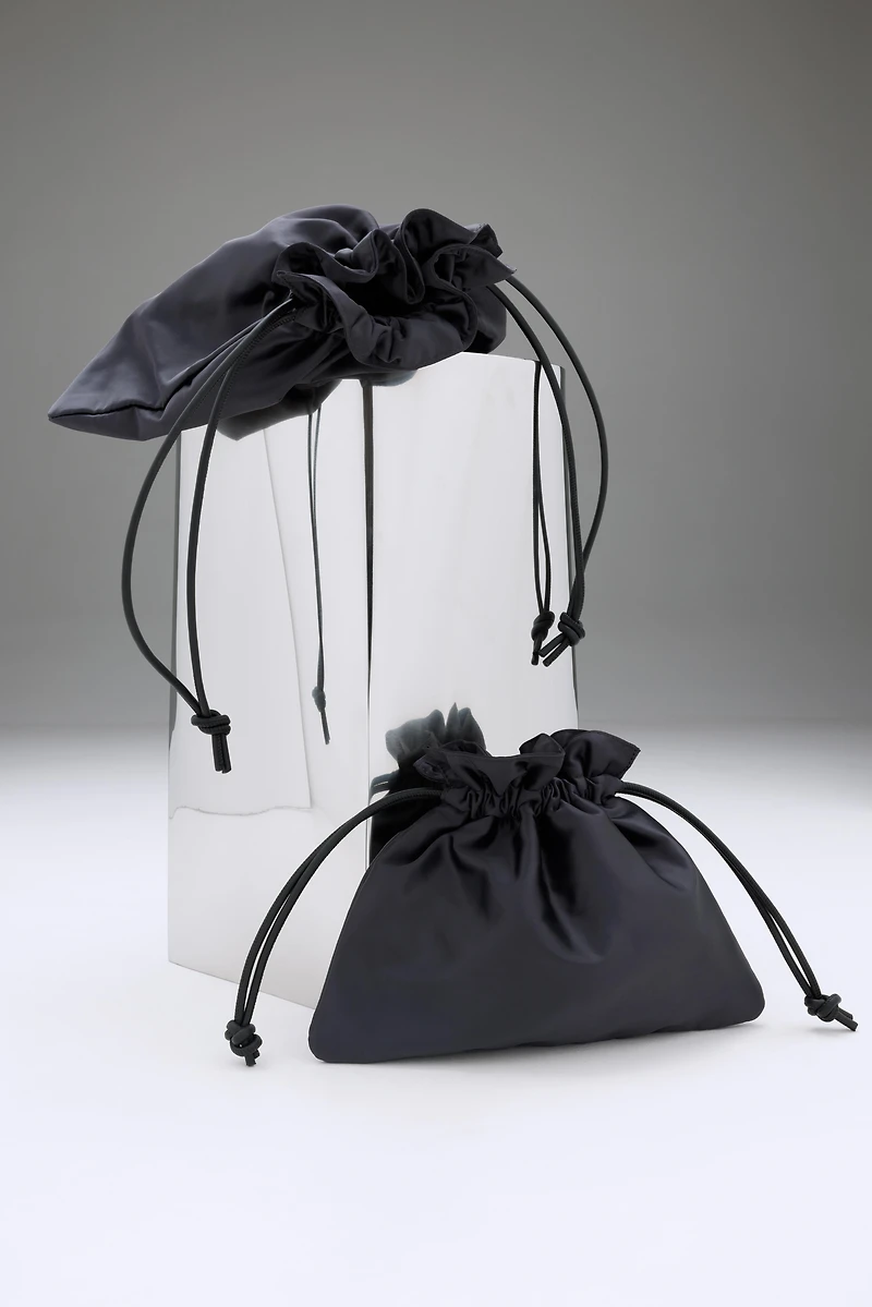 LARGE SATEEN BAG