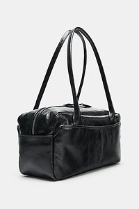 LEATHER BOWLING BAG