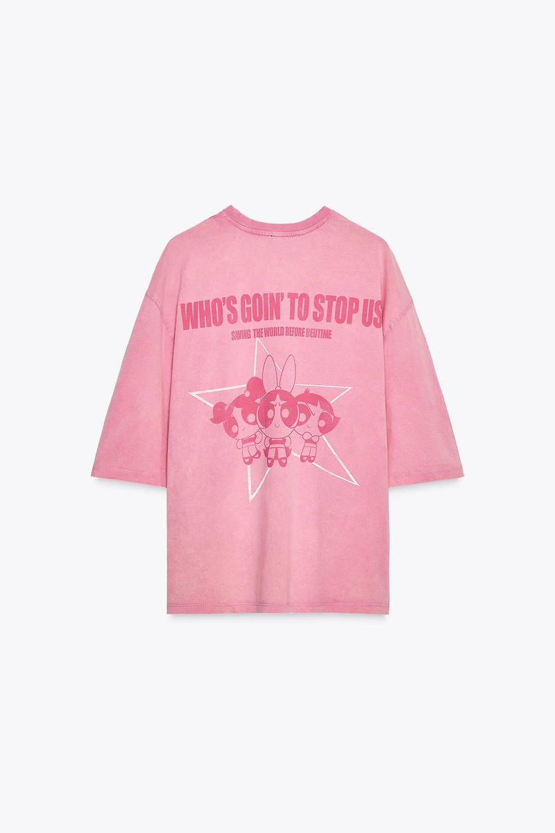 THE POWERPUFF GIRLS™ WASHED EFFECT T-SHIRT