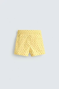 WASHED GEOMETRIC PRINT SWIMSUIT