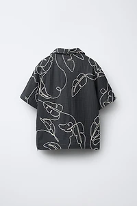 EMBROIDERED TEXTURE SHIRT