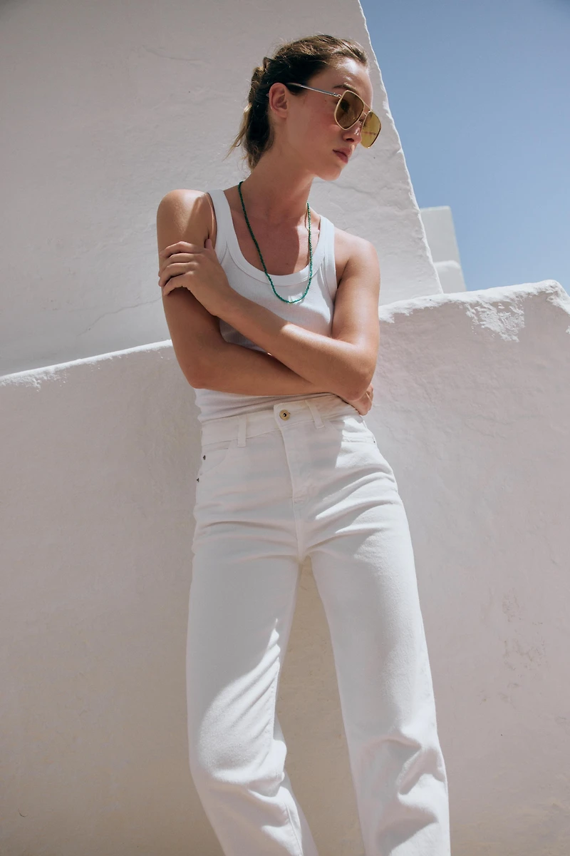 RIBBED TANK TOP