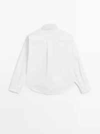 Chemisier 100 % coton couture apparente