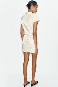 SHORT JACQUARD DRESS