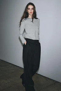 INTERLOCK LONG SLEEVE T-SHIRT