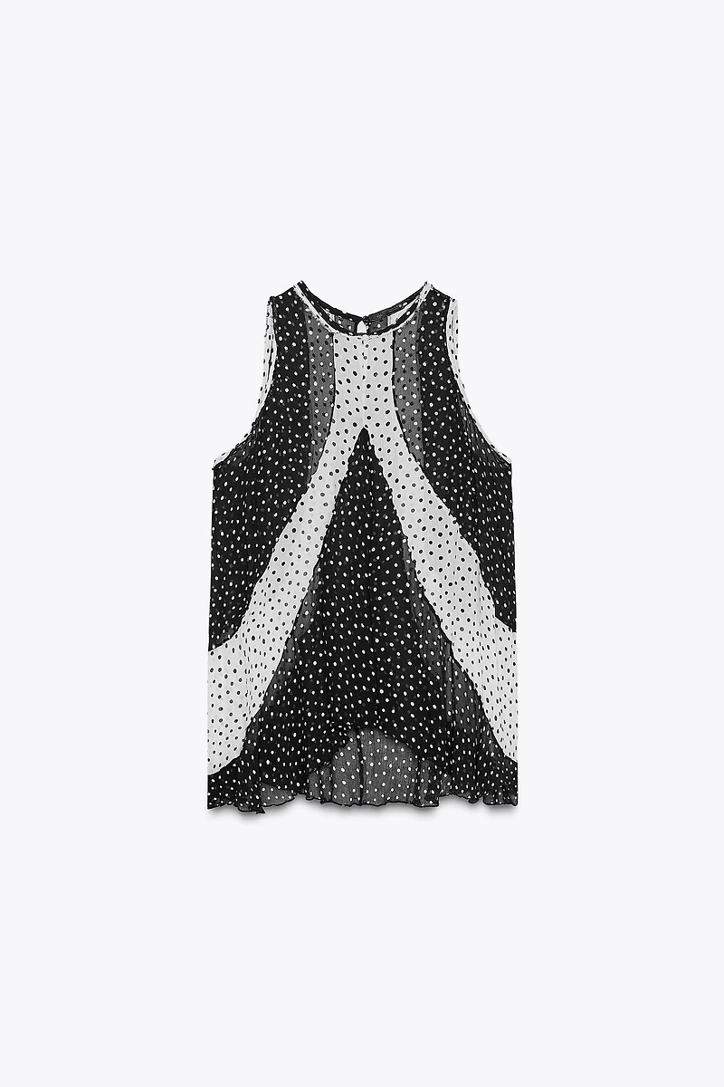 POLKA DOT TOP ZW COLLECTION
