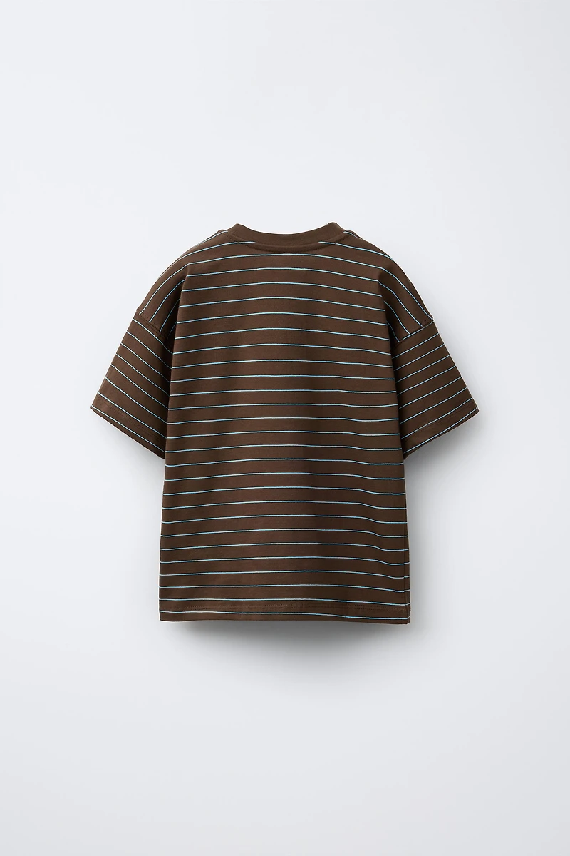 STRIPED LOGO T-SHIRT