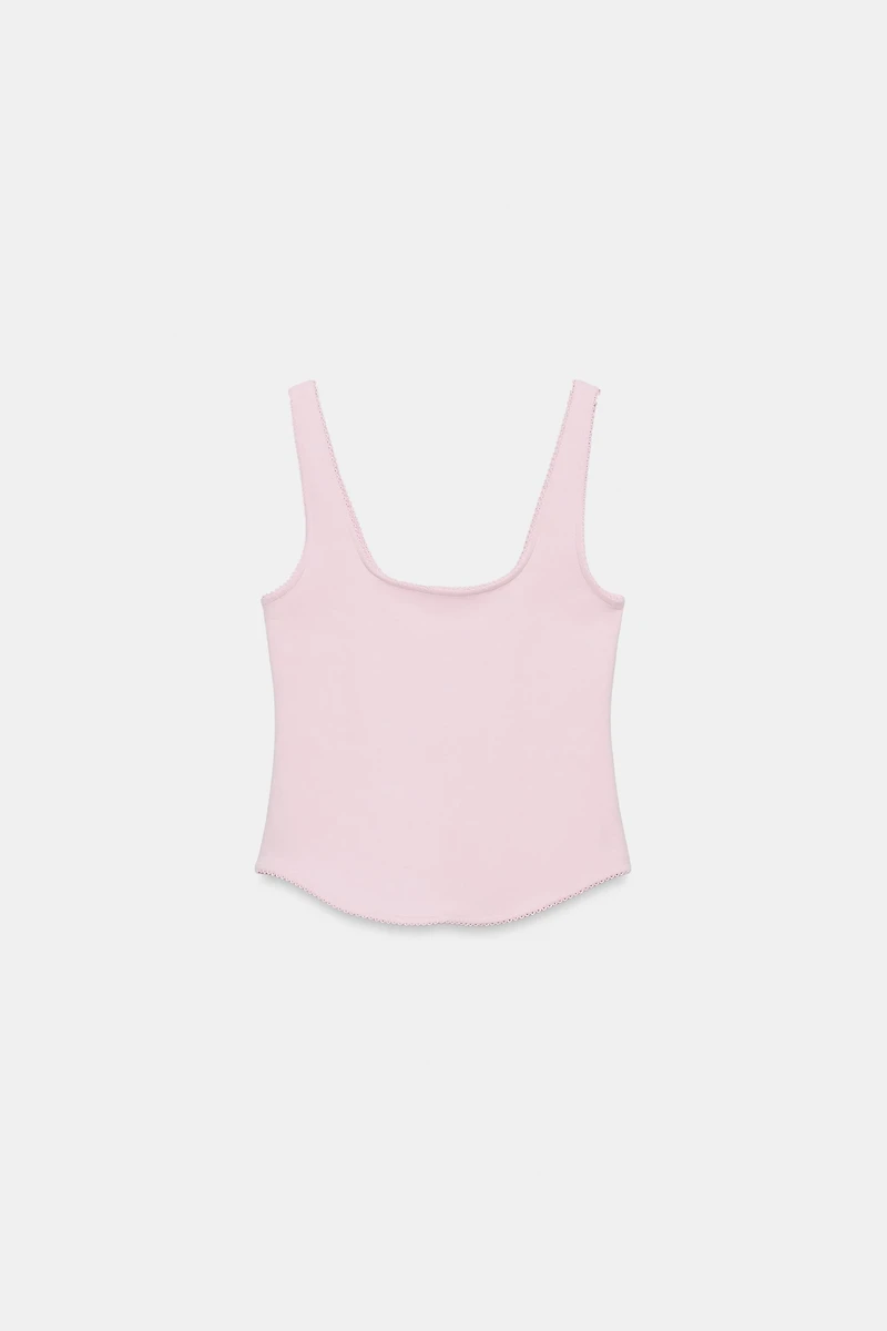 RIB KNIT TANK TOP