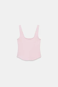 RIB KNIT TANK TOP