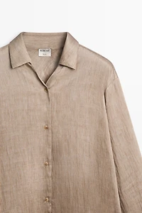 Studio satin flowing shirt
