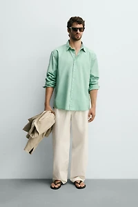 WASHED REGULAR FIT SHIRT