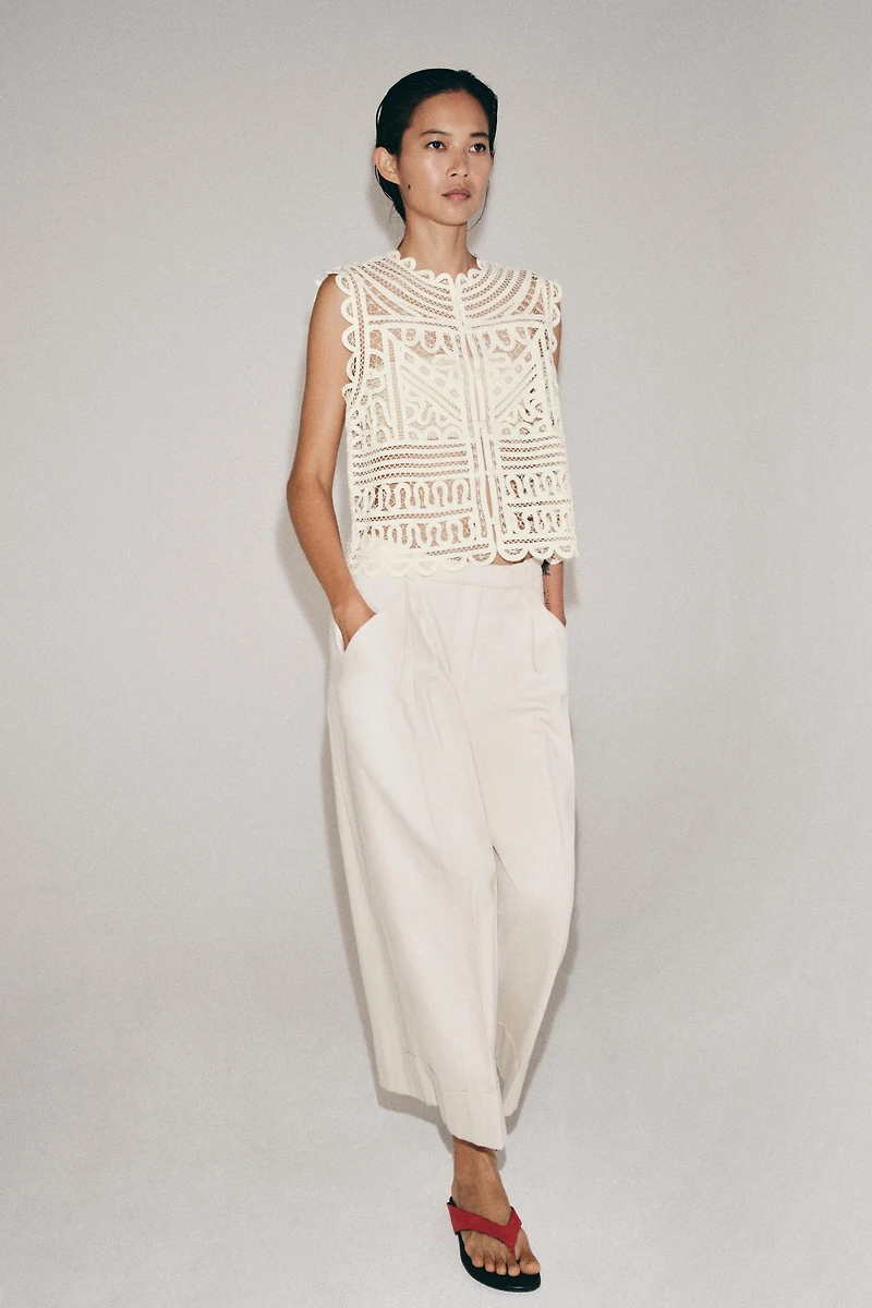 ZW COLLECTION CROCHET BLOUSE