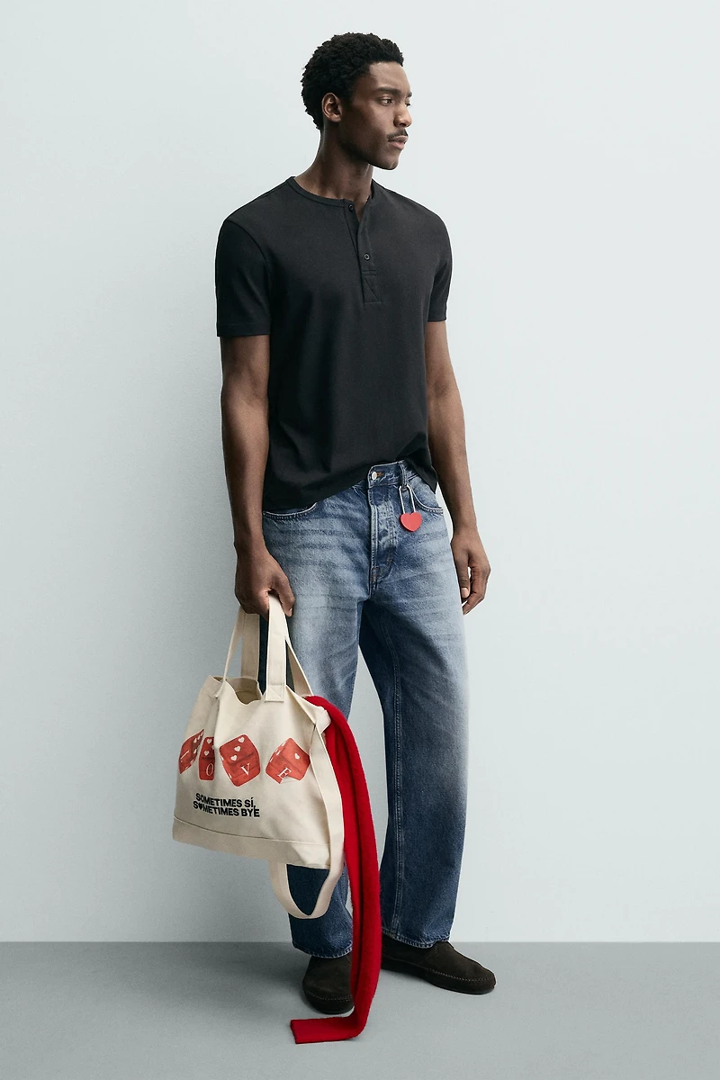 WOVEN SHOPPER BAG