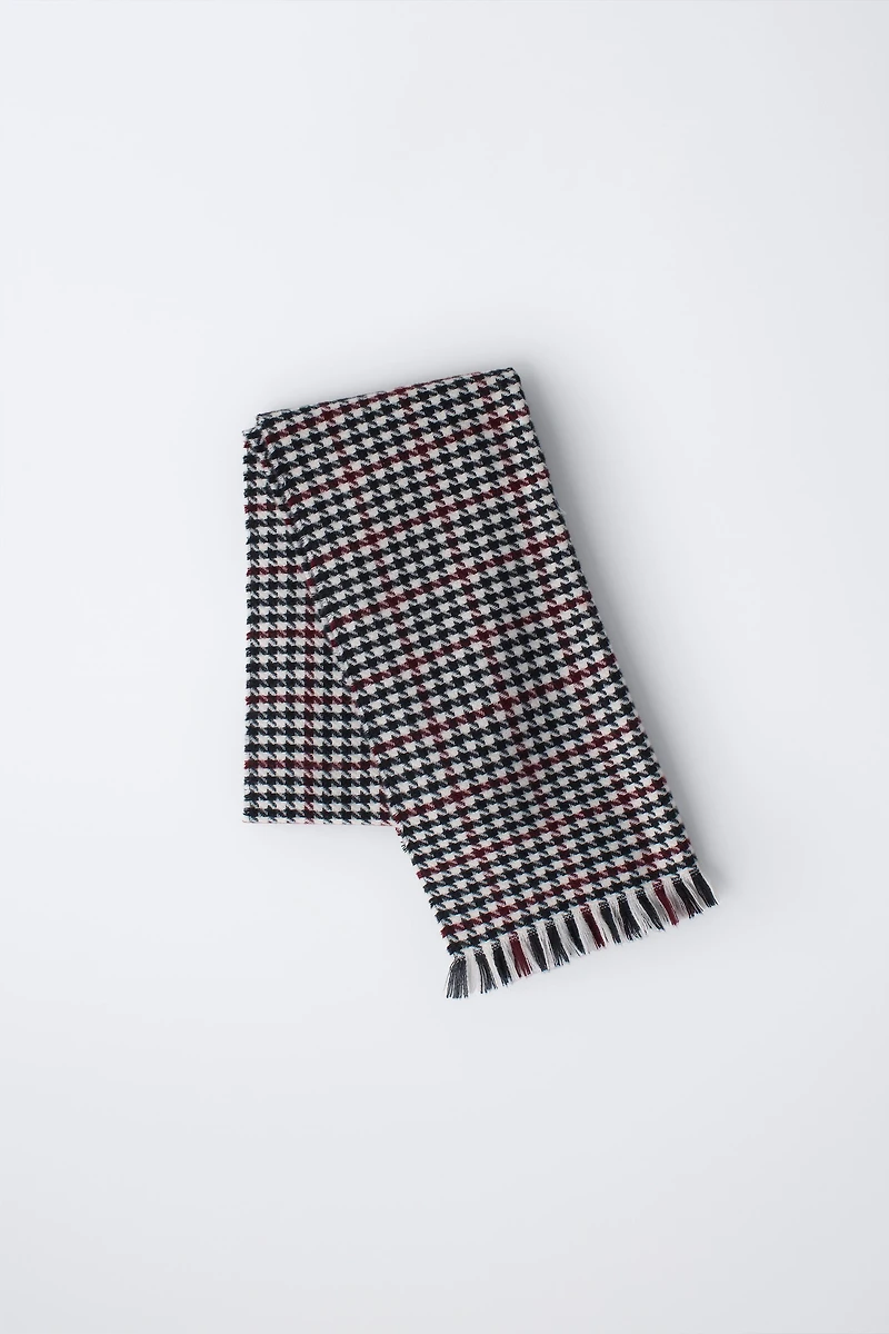 SOFT TOUCH HOUNDSTOOTH SCARF