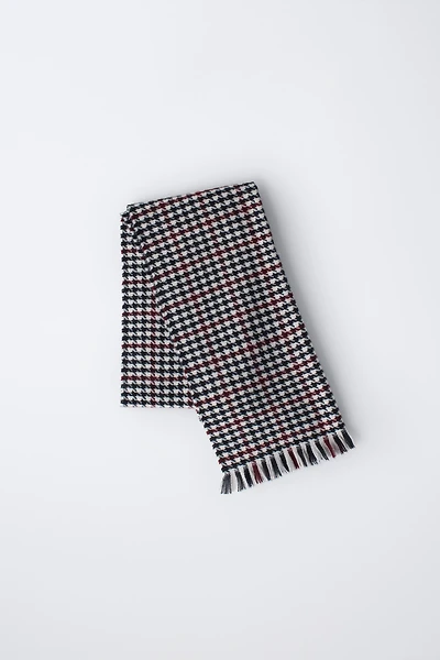 SOFT TOUCH HOUNDSTOOTH SCARF