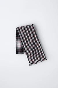 SOFT TOUCH HOUNDSTOOTH SCARF