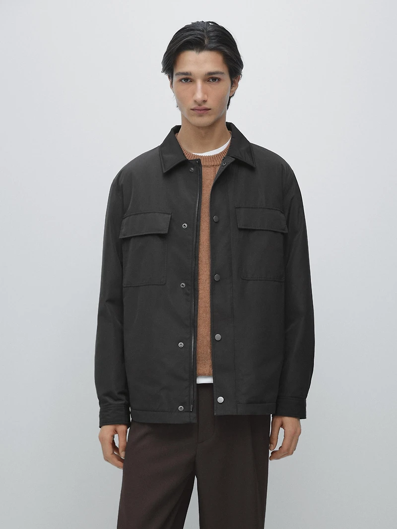 Surchemise déperlante avec poches