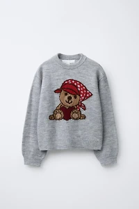 BEAR KNIT JUMPER