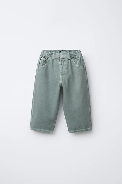 STRIPED BAGGY PANTS